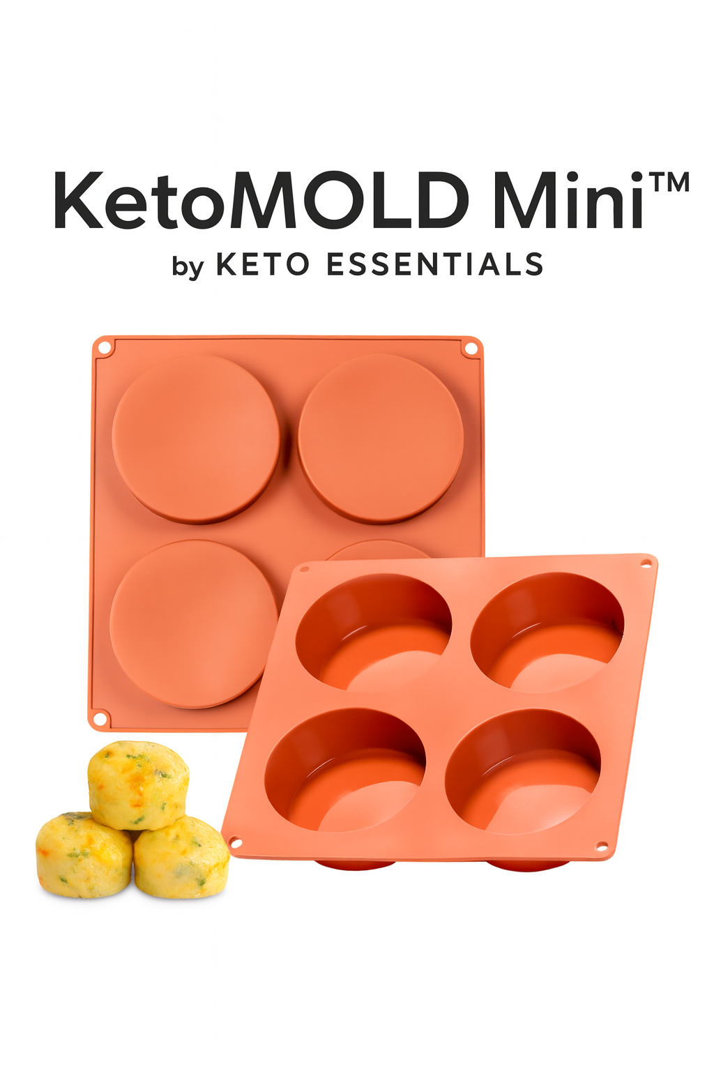 KetoMOLD Mini™ by Keto Essentials – Silicone Mold for Egg Bites & Keto Snacks