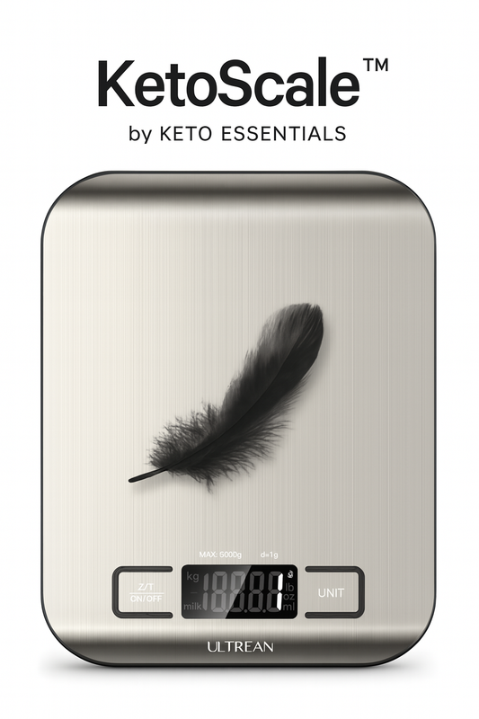 KetoScale™ by Keto Essentials – Mini Food Scale for Precision Keto Portions