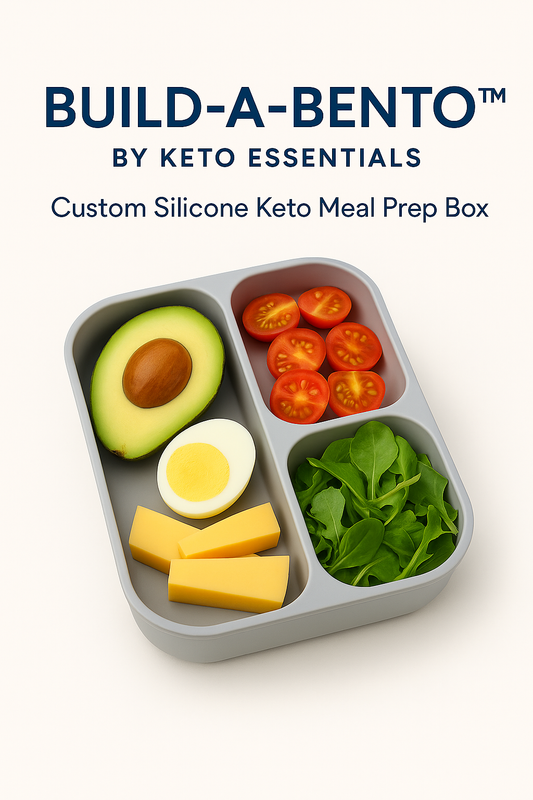 Build‑A‑Bento™ by Keto Essentials – Custom Silicone Keto Meal Prep Box